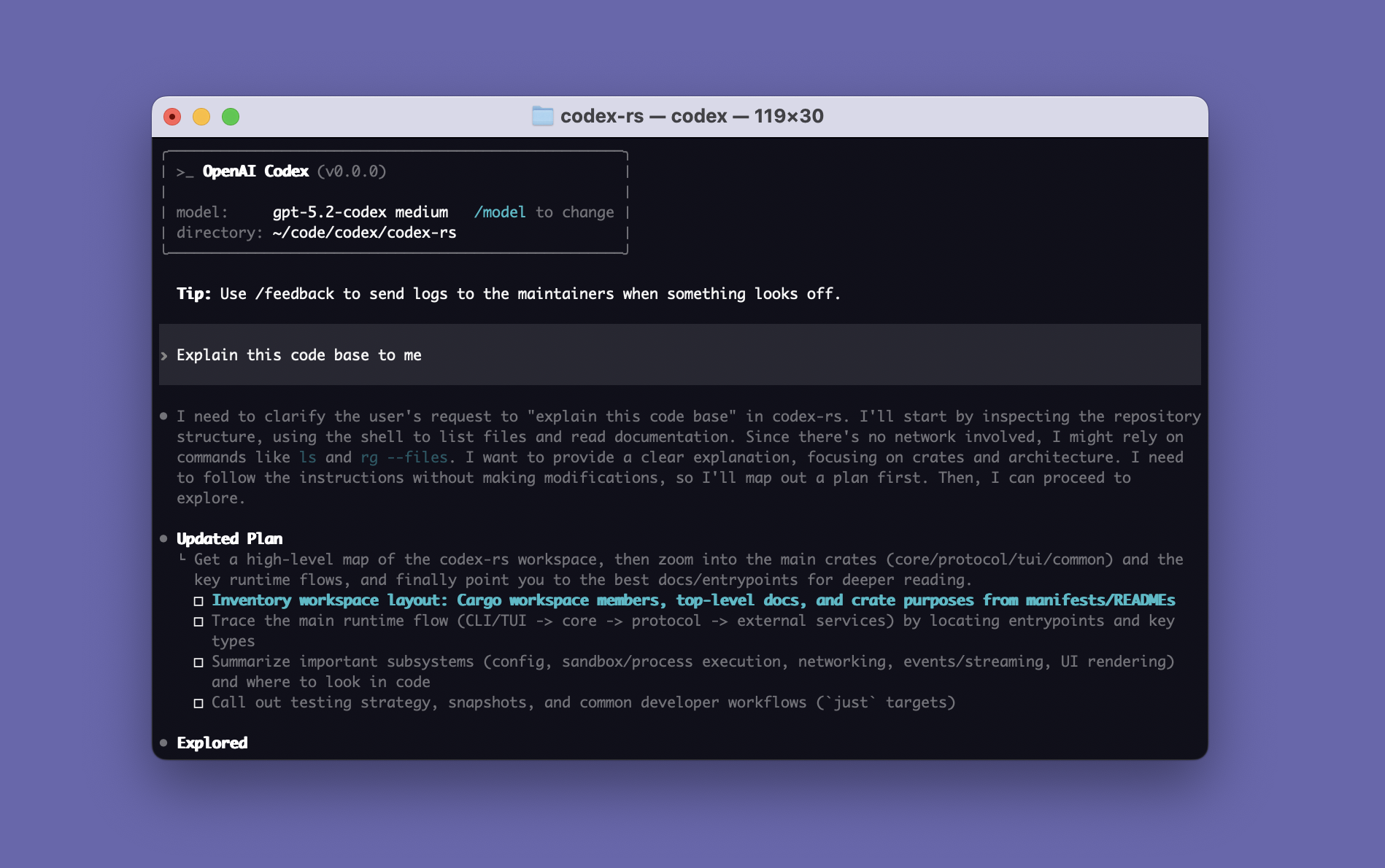 OpenAI Codex CLI 官方演示